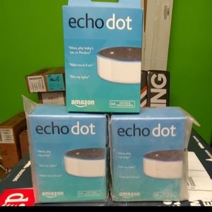 Lot of 3 echo dots